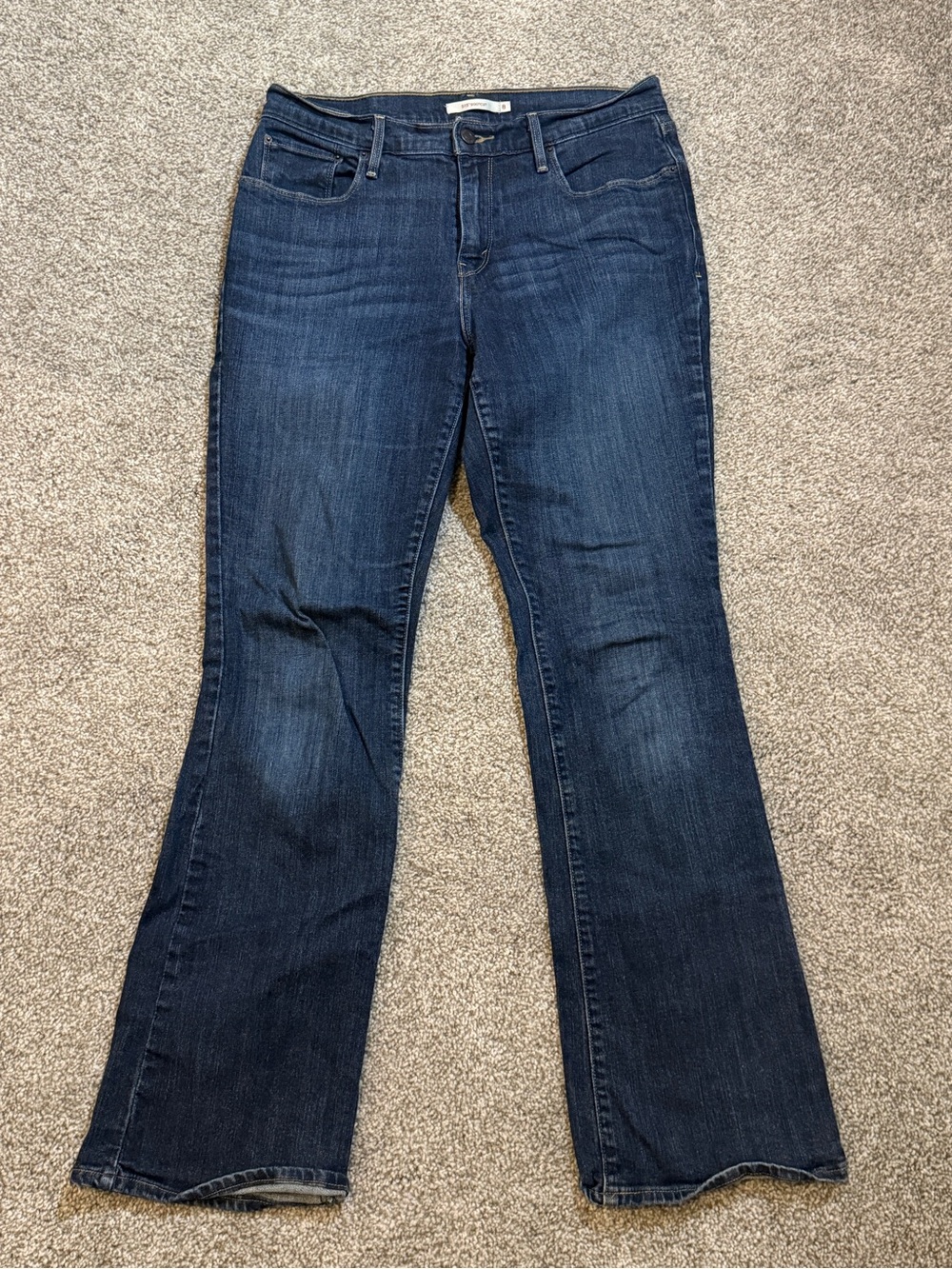 Levi's Dark Blue Flare Jeans, Size 8